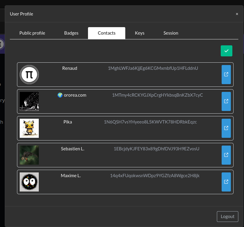 Contact management